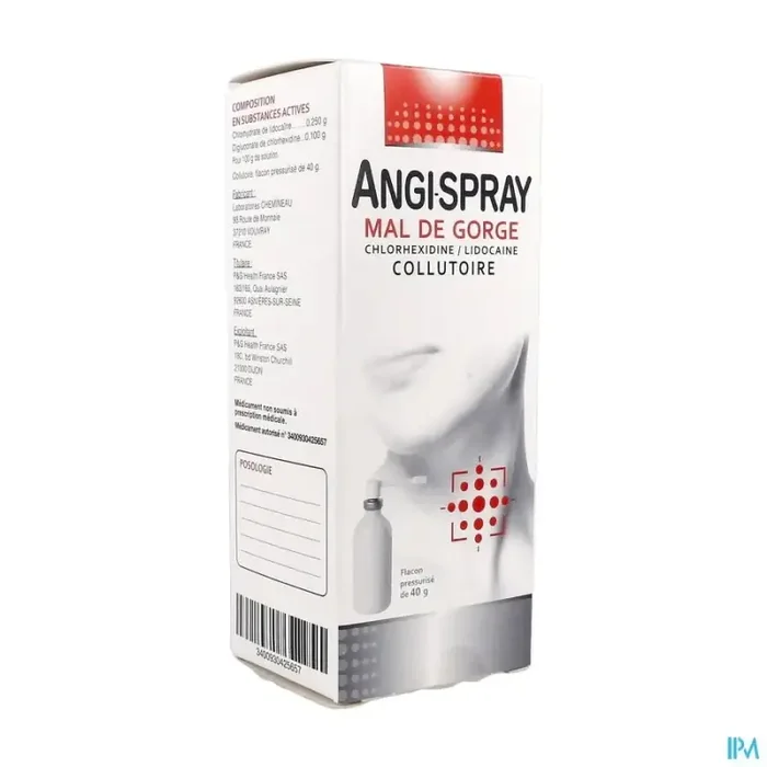 Angispray mal gorge collutoire 40g