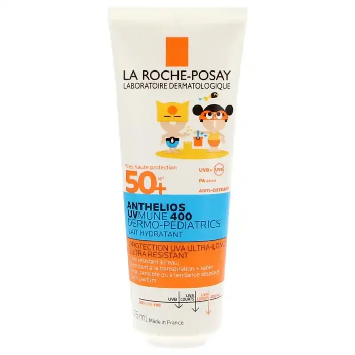 ANTHELIOS UVMUNE 400 DERMO PEDIATRICS LAIT HYDRATANT SPF50+ 75ML LA ROCHE POSAY