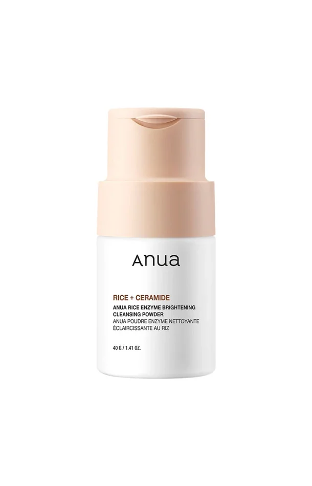 Anua – Poudre nettoyante éclat – Enzyme de riz – Visage – 40 g