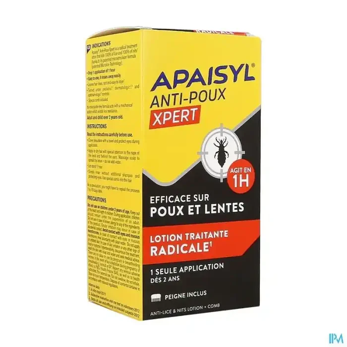 Apaisyl xpert poux lentes 100ml