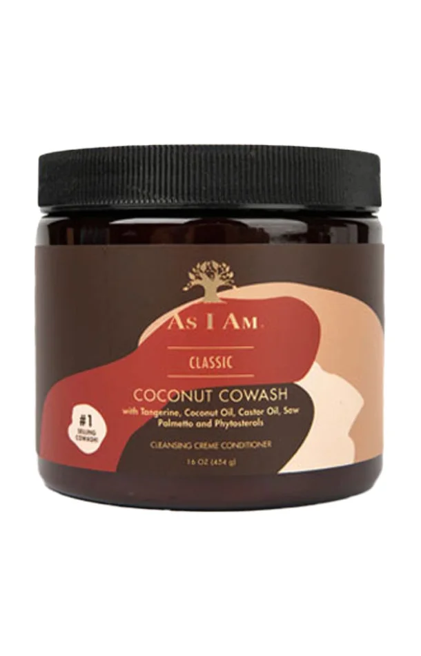 Après-shampoing nettoyant – Cowash – Beurre de karité & huile de coco – Cheveux bouclés & crépus – 454 g