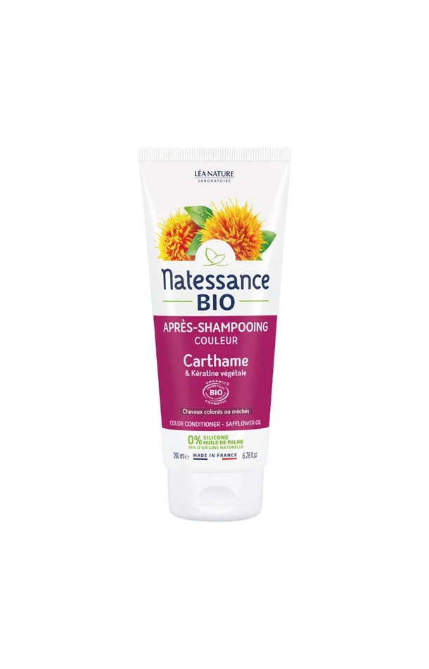 Après-shampoing protecteur de couleur bio- Carthame – Cheveux colorés – 200 ml