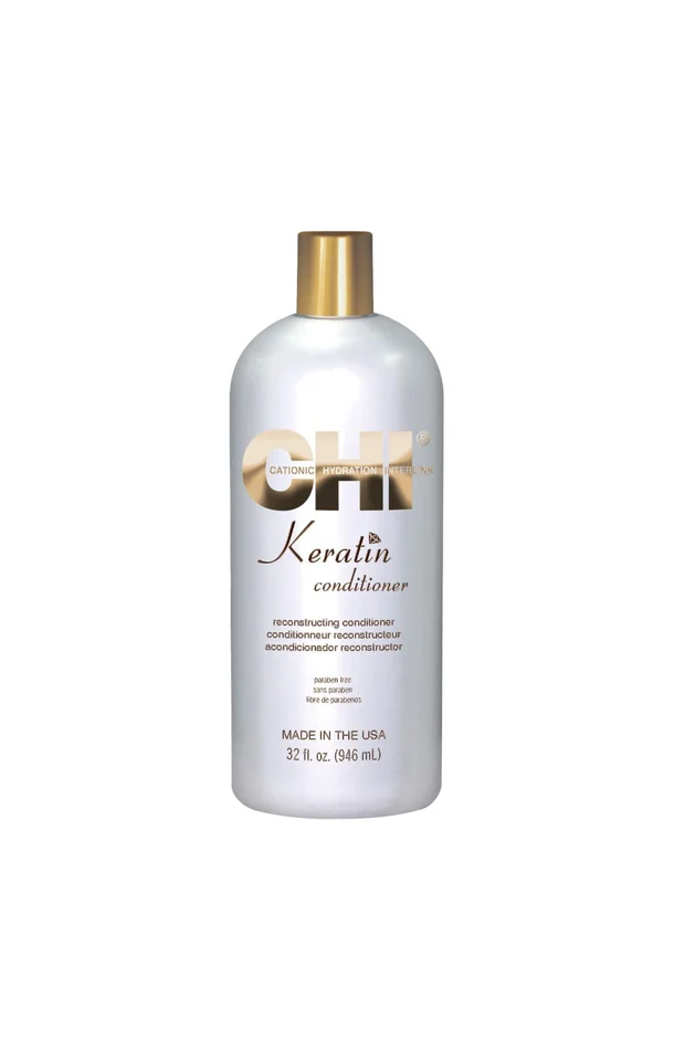 Après-shampoing reconstructeur – Keratin – Cheveux déshydratés – 946 ml