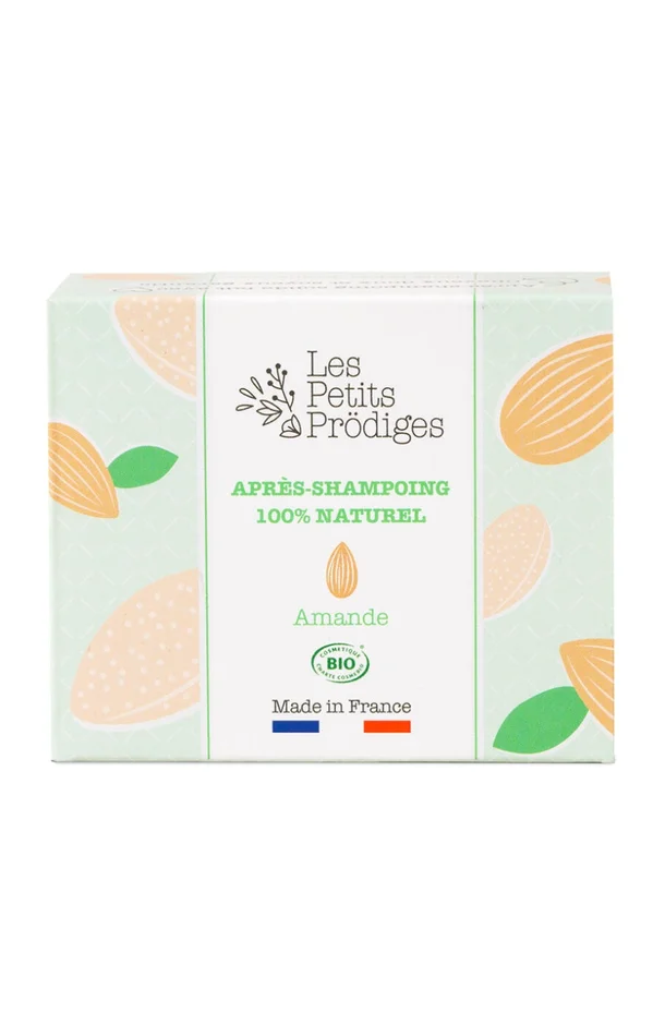 Après-shampoing solide bio 100% naturel – Amande – 50 g
