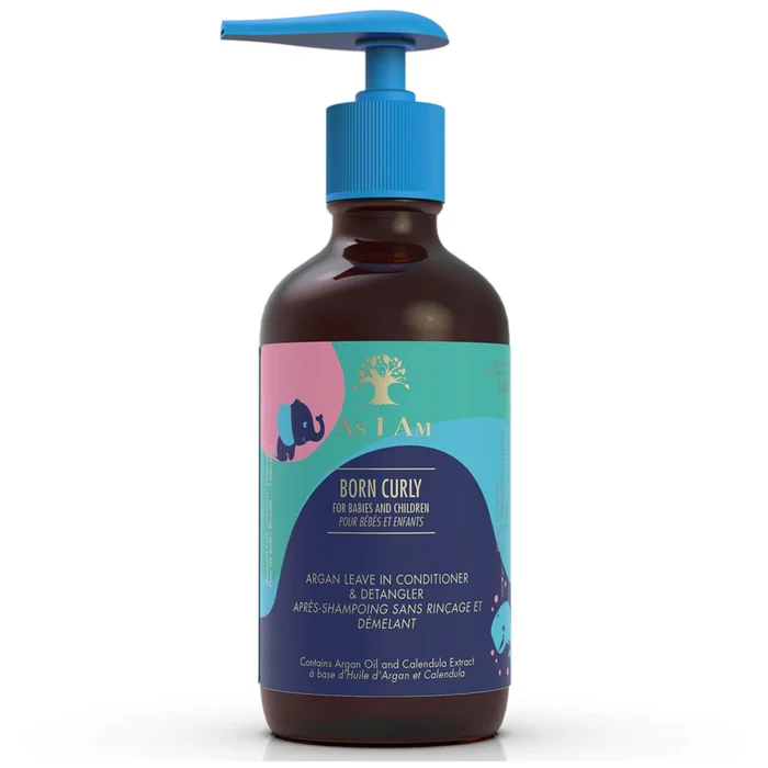 Après-shampooing sans rinçage et démêlant Born Curly As I Am 240 ml