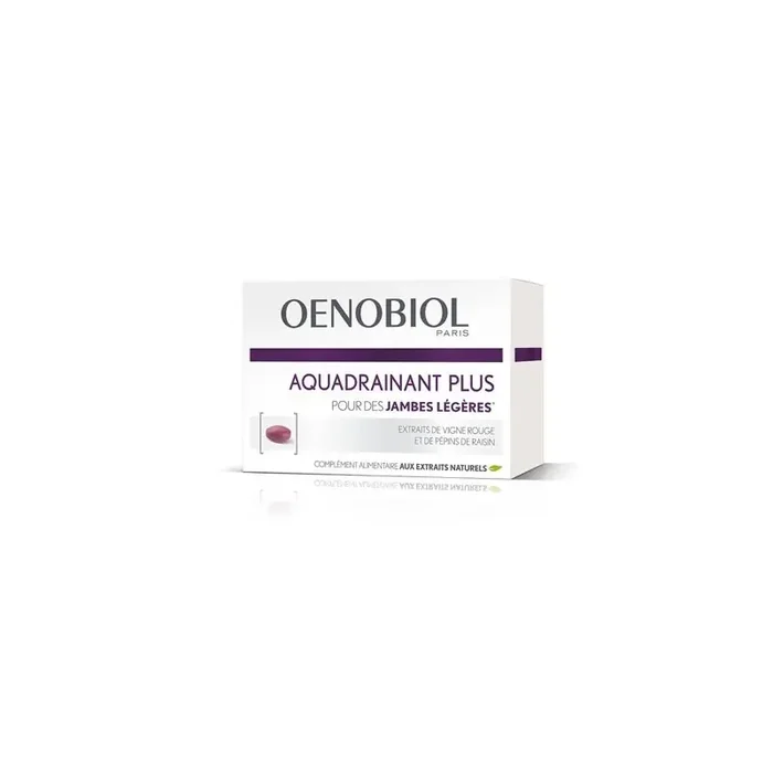 AQUADRAINANT PLUS JAMBES LEGERES 45 COMPRIMES OENOBIOL