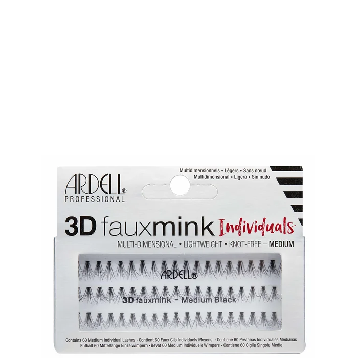 Ardell Faux Mink 3D Faux-cils Individuels – Medium