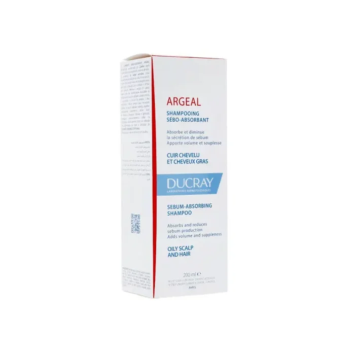 ARGEAL SHAMPOOING SEBO-ABSORBANT 200ML DUCRAY
