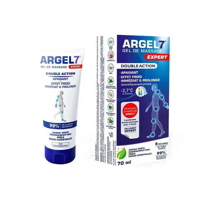ARGEL 7 GEL DE MASSAGE EXPERT 70ML NATURAVIGNON