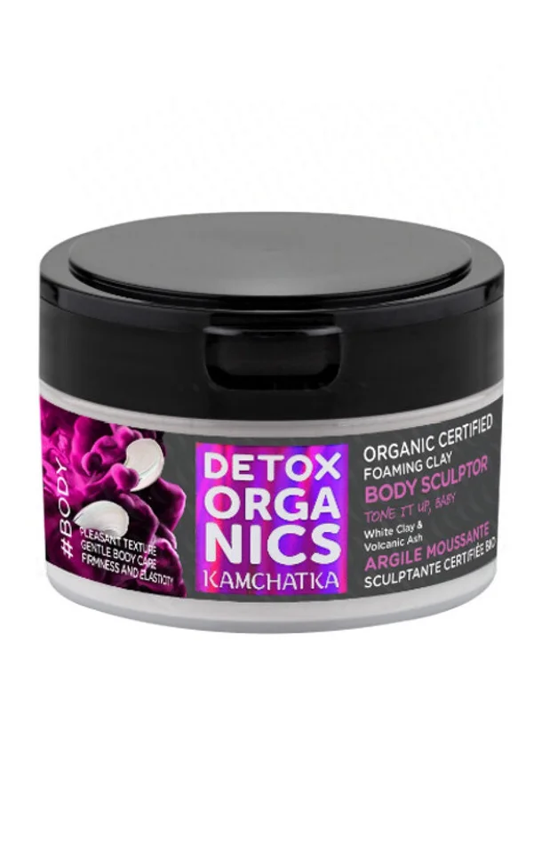 Argile moussante & sculptante bio – Detox Organics Kamchatka – Corps – 200 ml