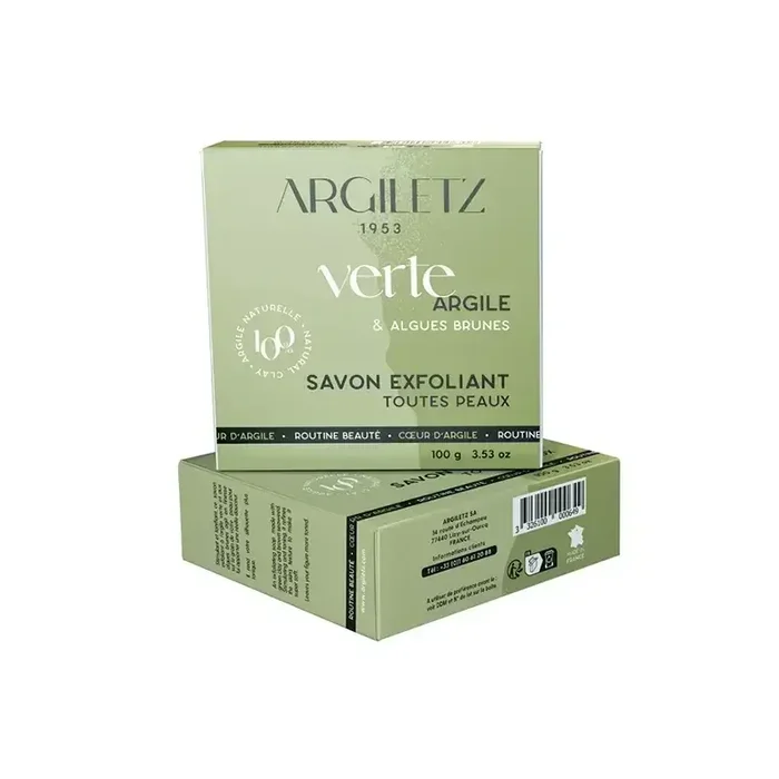 Argiletz savon exfoliant argile verte 100g