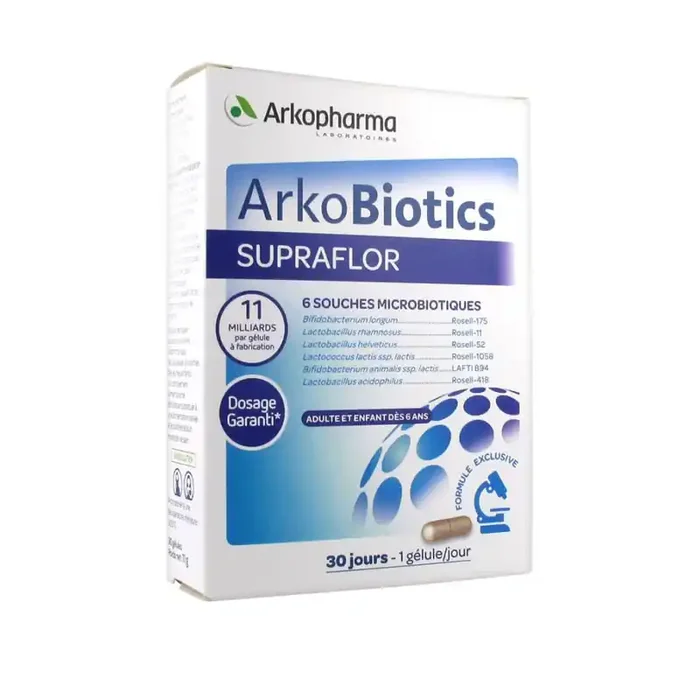 ARKOBIOTICS SUPRAFLOR 30 GELULES ARKOPHARMA