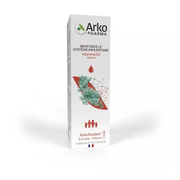 ARKOFLUIDES VITAMINE D3 VEGETALE 15ML ARKOPHARMA