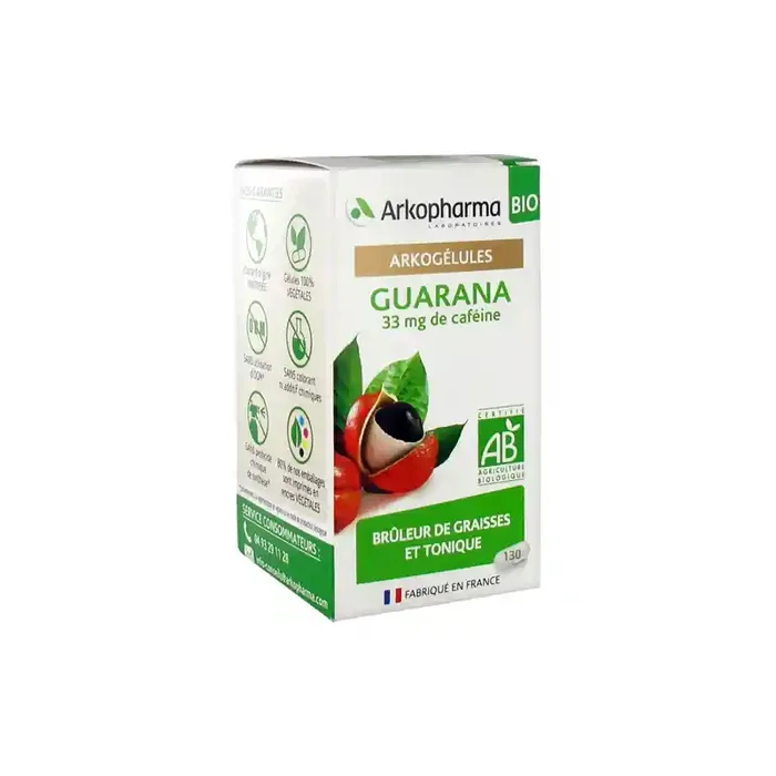 ARKOGELULES GUARANA BIO 130 GELULES ARKOPHARMA