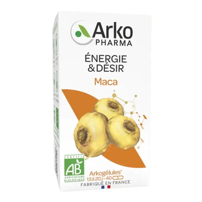 ARKOGELULES MACA BIO 40 GELULES ARKOPHARMA