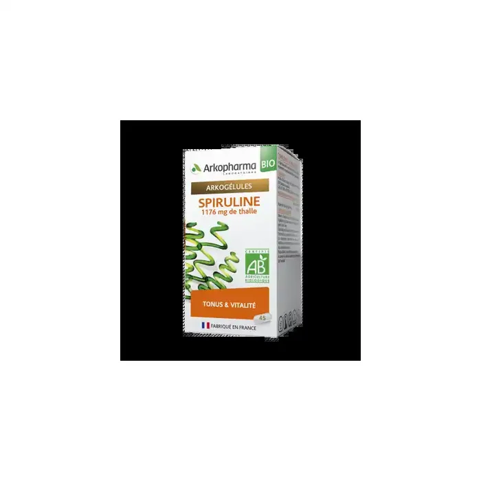 ARKOGÉLULES® SPIRULINE BIO 45 GELULES ARKOPHARMA