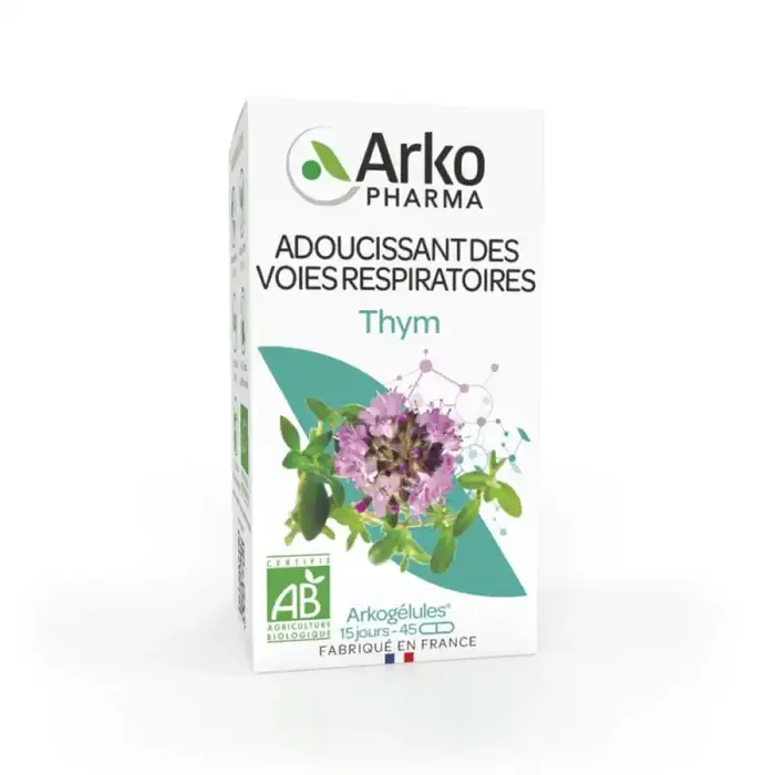 ARKOGELULES THYM BIO 45 GELULES ARKOPHARMA