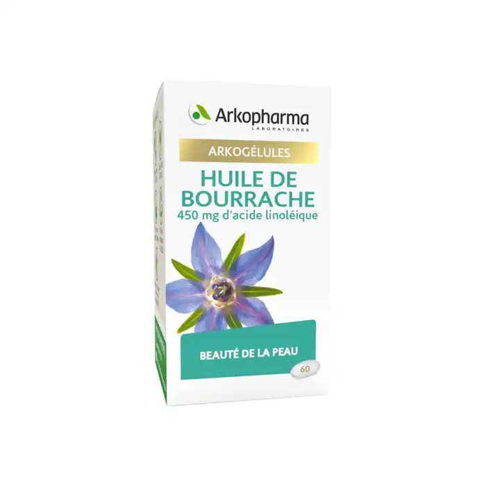 Arkopharma arkogelules huile de bourrache bio 60 gelules