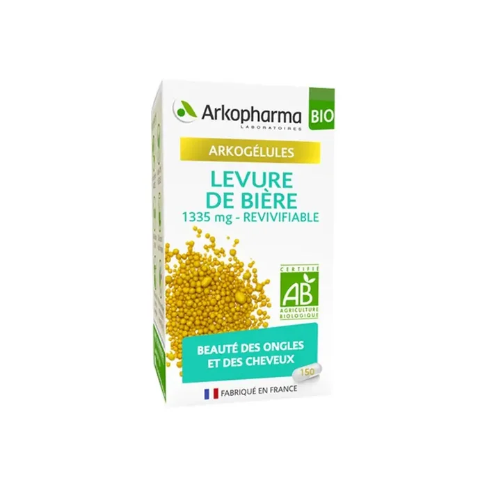 Arkopharma arkogelules levure de biere 1335mg revivifiable 150 gelules