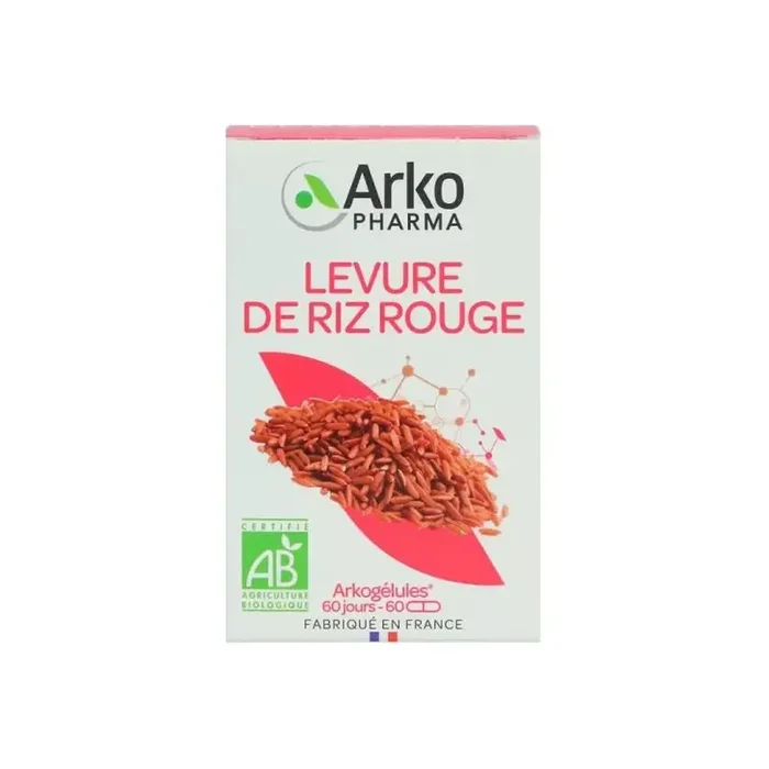 Arkopharma Arkogelules levure de riz rouge bio 60 gelules
