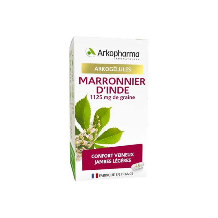 Arkopharma arkogelules marronnier d‘inde 45 gelules