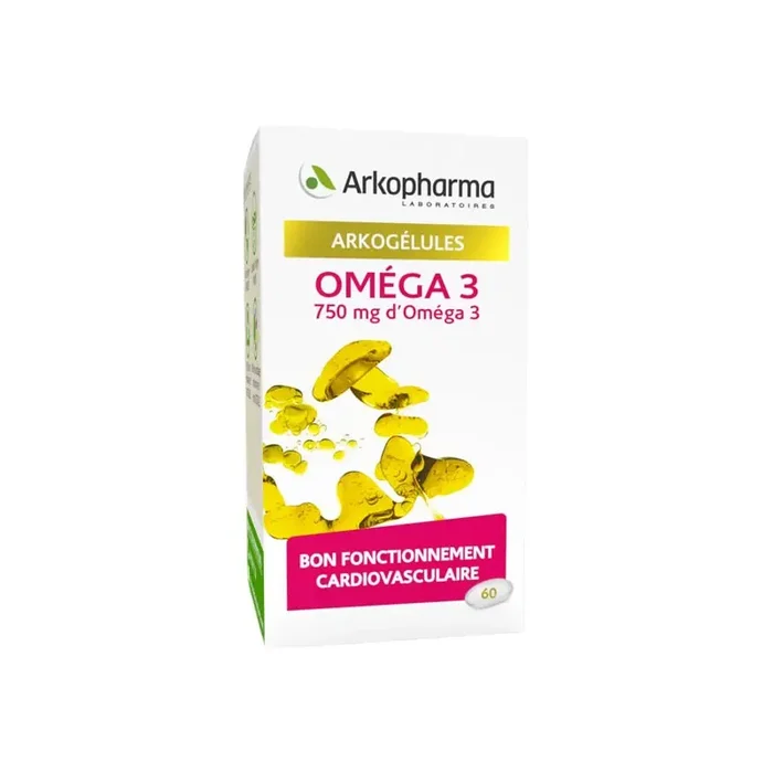 Arkopharma arkogelules omega 3 origine marine 60 capsules