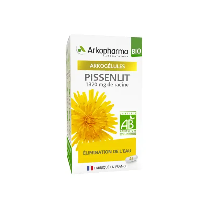 Arkopharma arkogelules pissenlit bio 45 gelules
