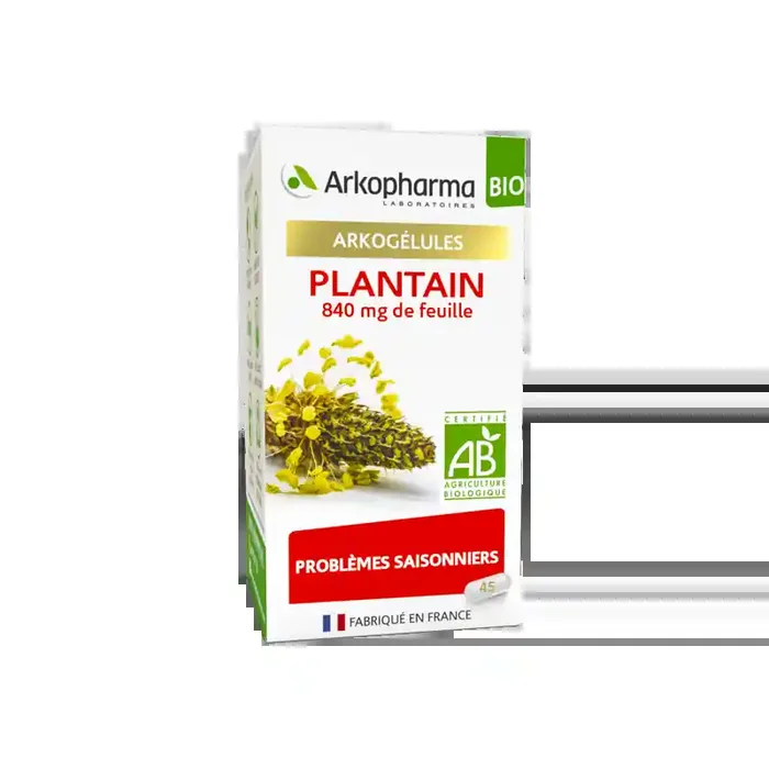 Arkopharma arkogelules plantain bio 45 gelules