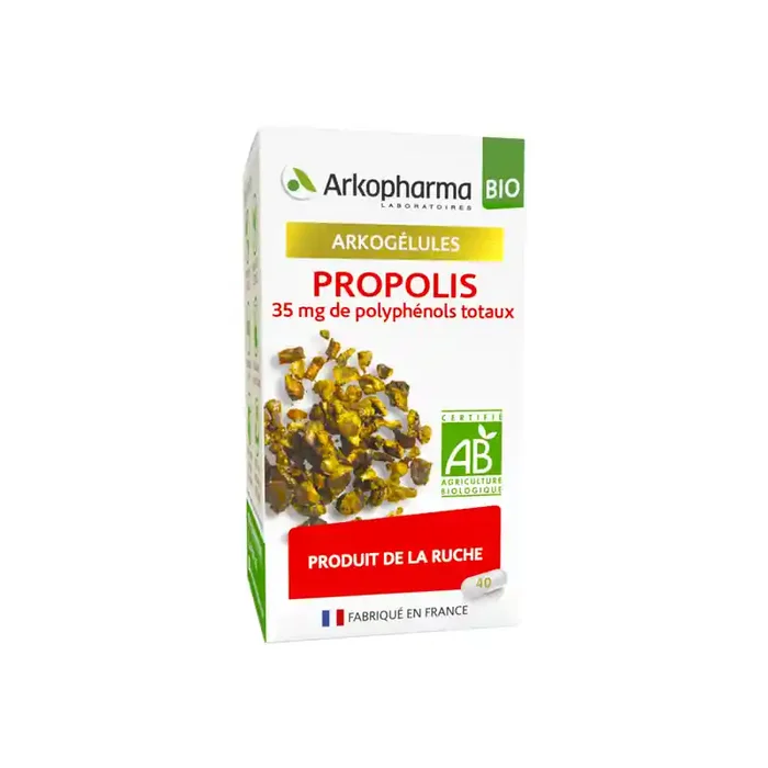 Arkopharma arkogelules propolis bio 40 gelules