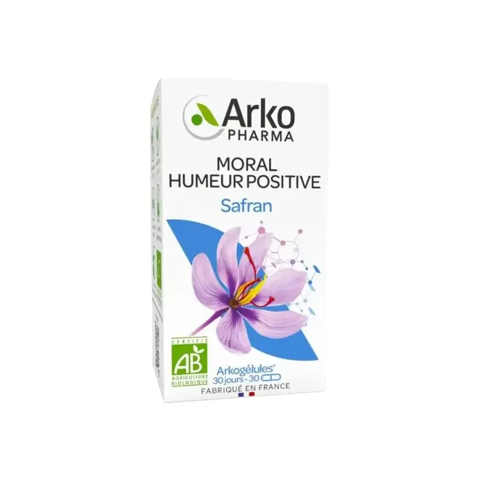 Arkopharma Arkogelules Safran moral humeur positive bio 30 gelules