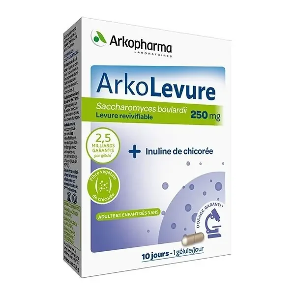 Arkopharma arkolevure boite de 10 gelules