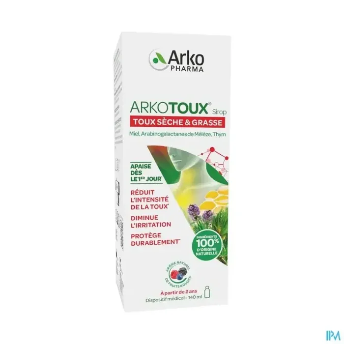 Arkopharma arkotoux soulage la toux sirop 140ml
