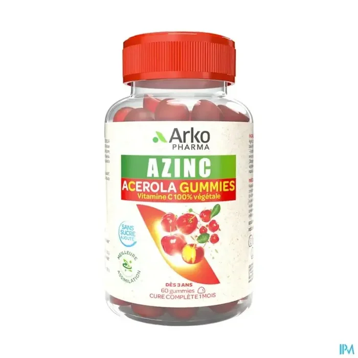 Arkopharma azinc acerola gummies 60