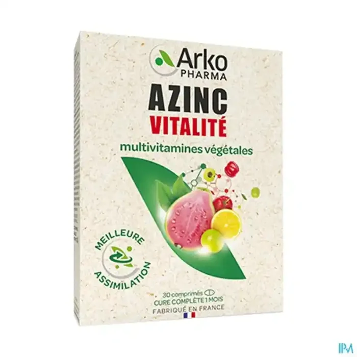 Arkopharma azinc naturel vitalite comprimé 30