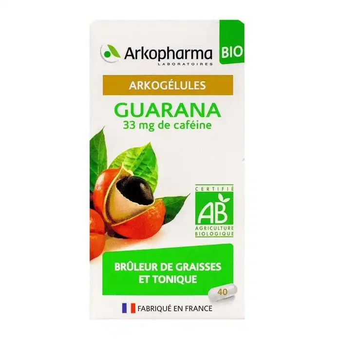 Arkopharma Guarana Bio Boite 40 gélules