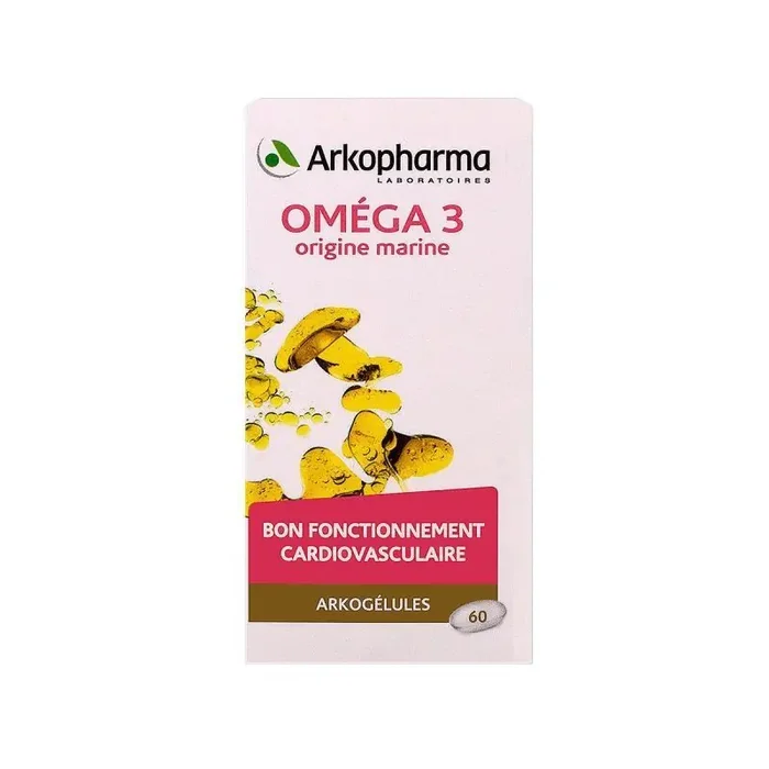 Arkopharma Oméga 3 origine marine Boite 60 capsules