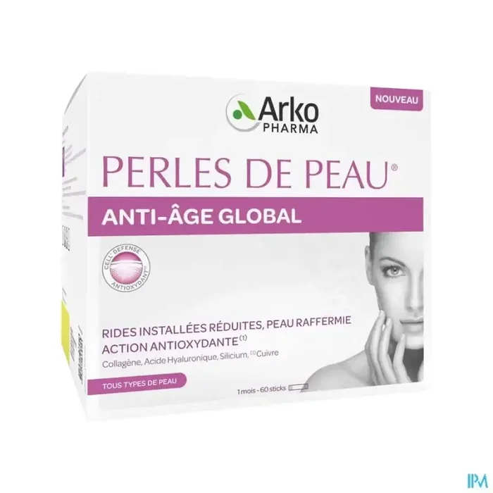 Arkopharma perled de peau antiage global stick x60