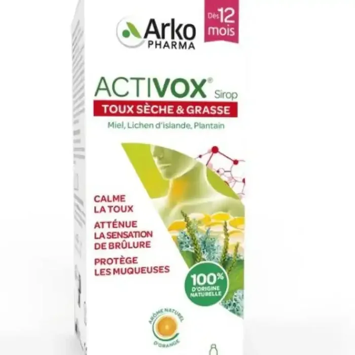 ArkoPharma sirop Activox Toux sèche & grasse – dès 12 mois