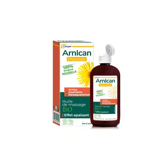 ARNICAN HUILE DE MASSAGE BIO EFFET APAISANT 100ML COOPER