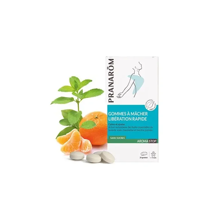 AROMASTOP GOMMES à MACHER LIBERATION RAPIDE X24 PRANAROM