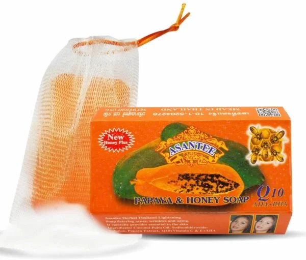 Asantee Savon thai éclaircissant a la Papaye et Miel 125g