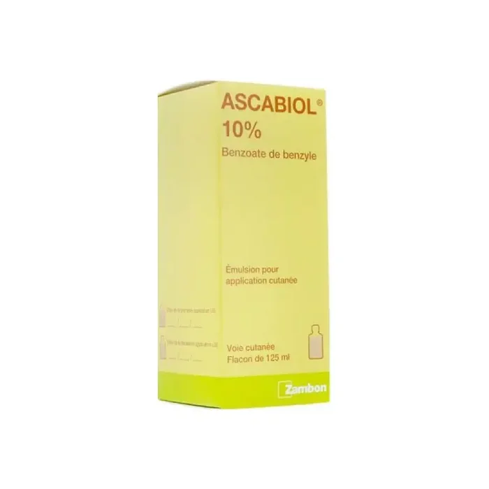Ascabiol 10% Benzoate de Benzyle emulsion pour application cutanee 125ml