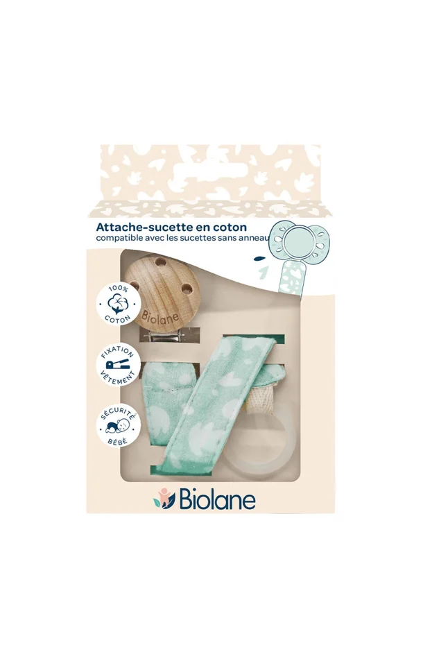 Attache-tétine anatomique – Vert