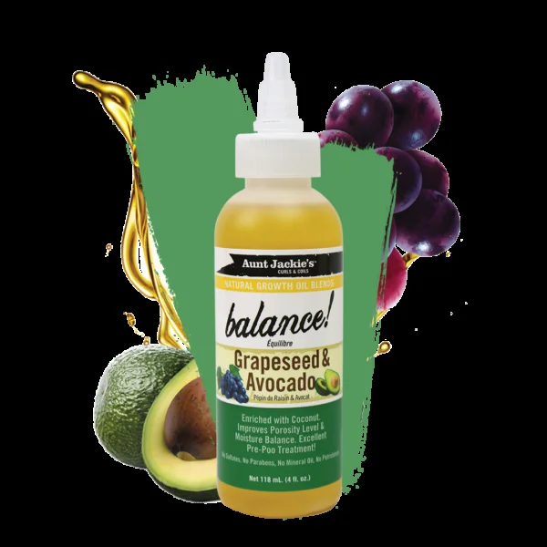 Aunt Jackie’s Graines de raisin et avocat 4oz