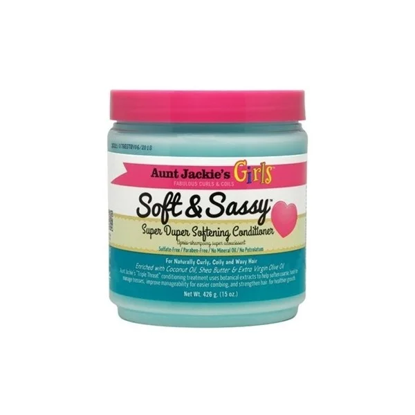 Aunt Jackie&rsquo;s Girls Soft and Sassy (après-shampoing super adoucissant) 426g