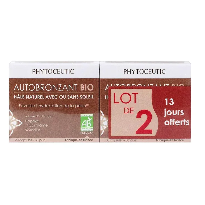 Autobronzant bio 2×30 capsules