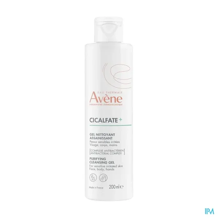 Avène cicalfate+ gel nettoyant assainissant 200ml