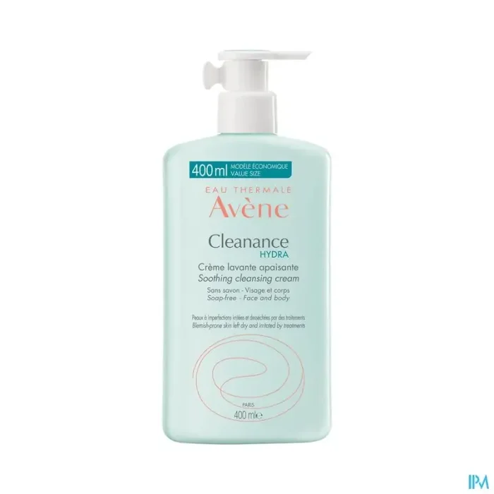 Avène cleanance hydra crème lavante apaisante 400ml