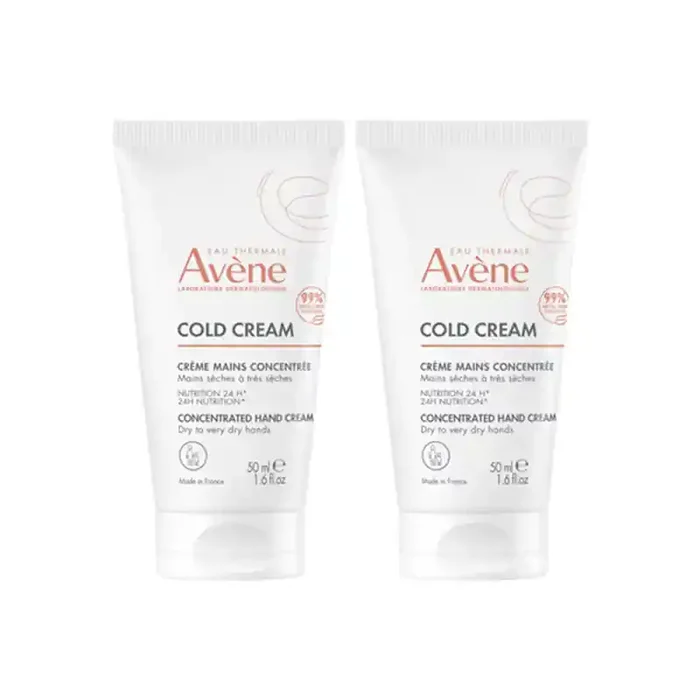 Avene Cold Cream creme mains concentree lot de 2 x 50ml