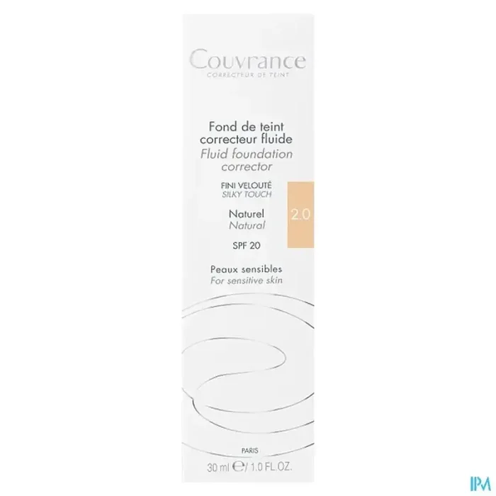 Avène couvrance fond de teint correcteur fluide 2 naturel 30ml